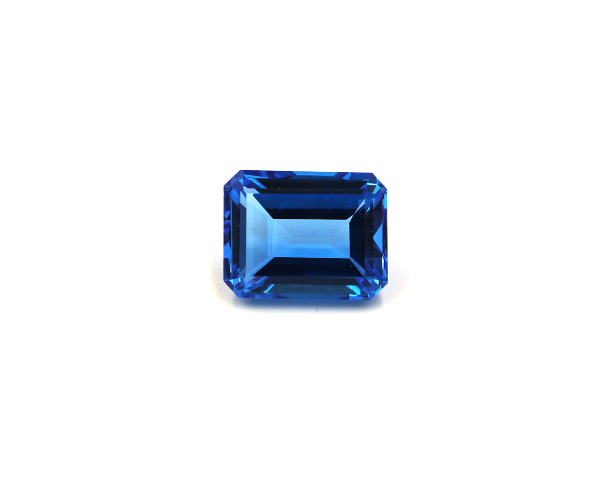 High-Quality Emerald-Cut Blue Topaz Gemstone LOT36 (1)