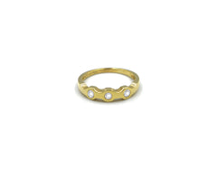 18K Gold Ring With Diamond NL04470