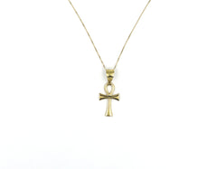 18K Gold Egyptian Ankh cross Pendant BG20004531/P00841