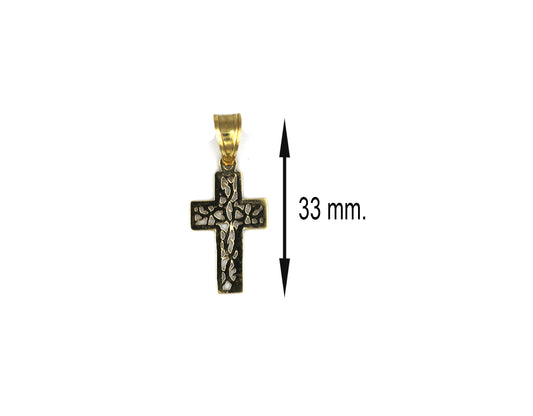 18K Cross Gold Pendant BG20004540/P00850