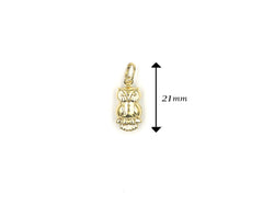 18K Gold Owl Pendant BG20005111/P00910