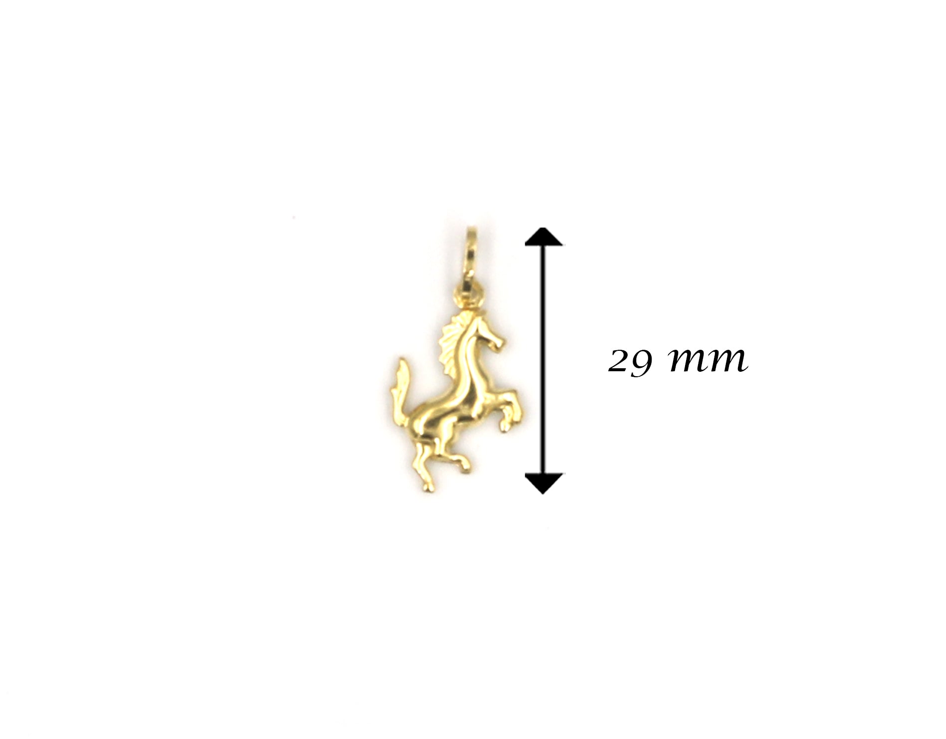 18K Gold Horse Pendant BG20005480/P00946