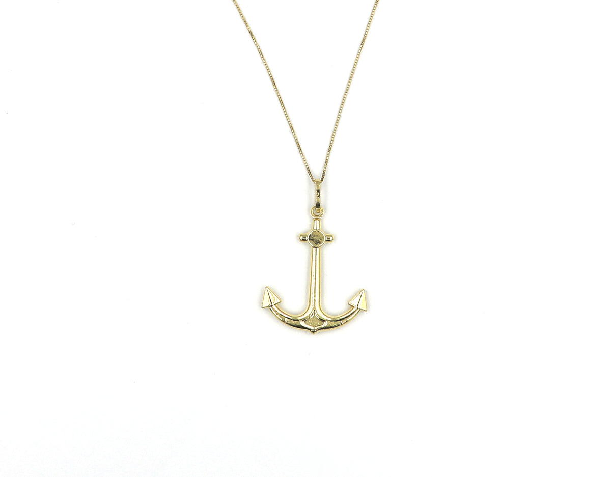 18K Anchor Gold Pendant BG20005484/P00950