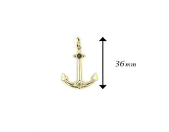 18K Anchor Gold Pendant BG20005484/P00950
