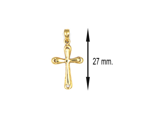 18K Gold Cross Gold Pendant BG20005597/P00967