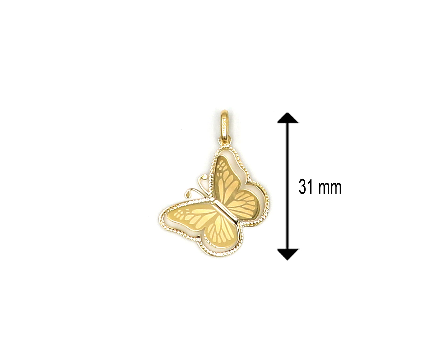 18K Gold Butterfly Pendant BG20006000/P01032