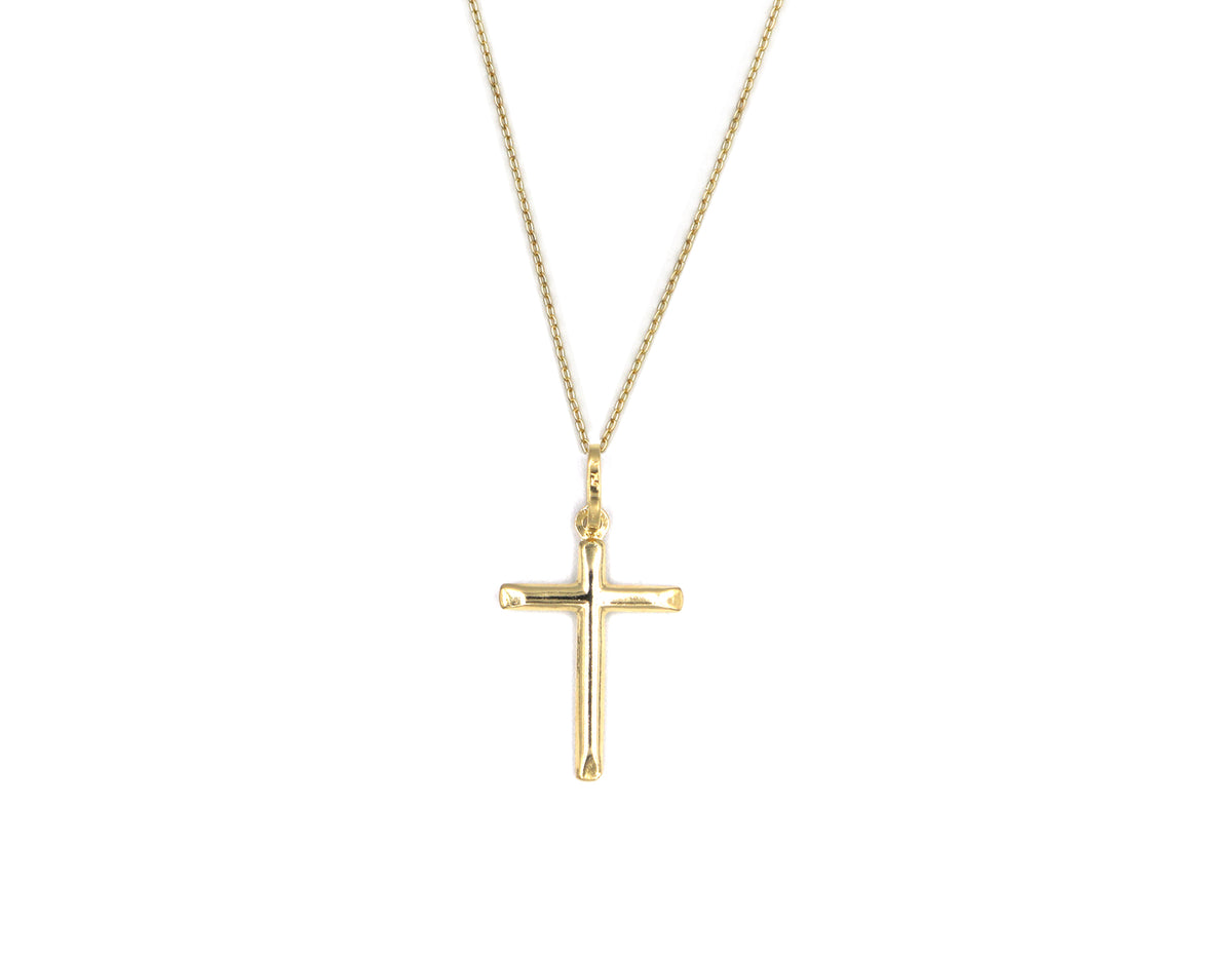 18K Cross Gold Pendant P01053