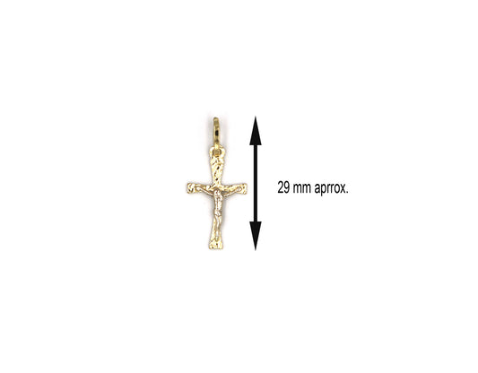 18K Gold Cross Gold Pendant P01055