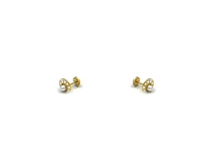 18K Gold Earring moon design Sp 05/25