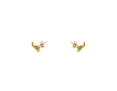 18k Gold Earring Love with butterfly Design SP 06/27