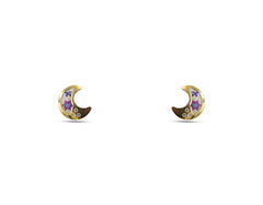 18K Gold Moon design Earring SP 06/48