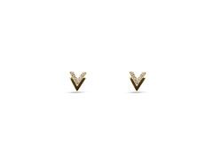 18K Gold spanish design in V Shape earring very cute collection SP 08/13