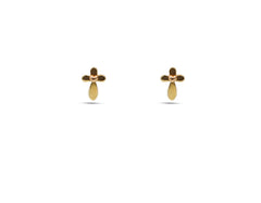18K Gold Cross Design Earring SP 08/16