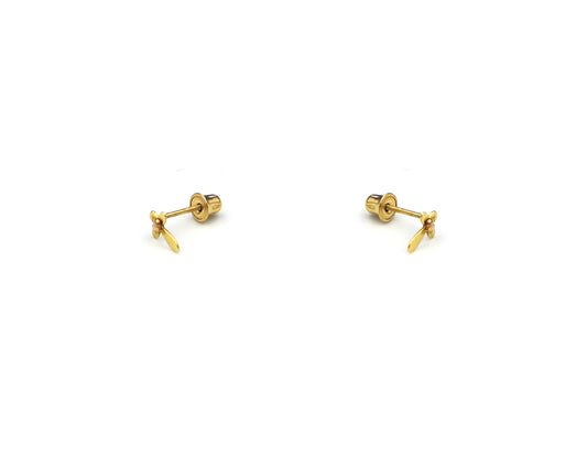 18K Gold Cross Design Earring SP 08/16