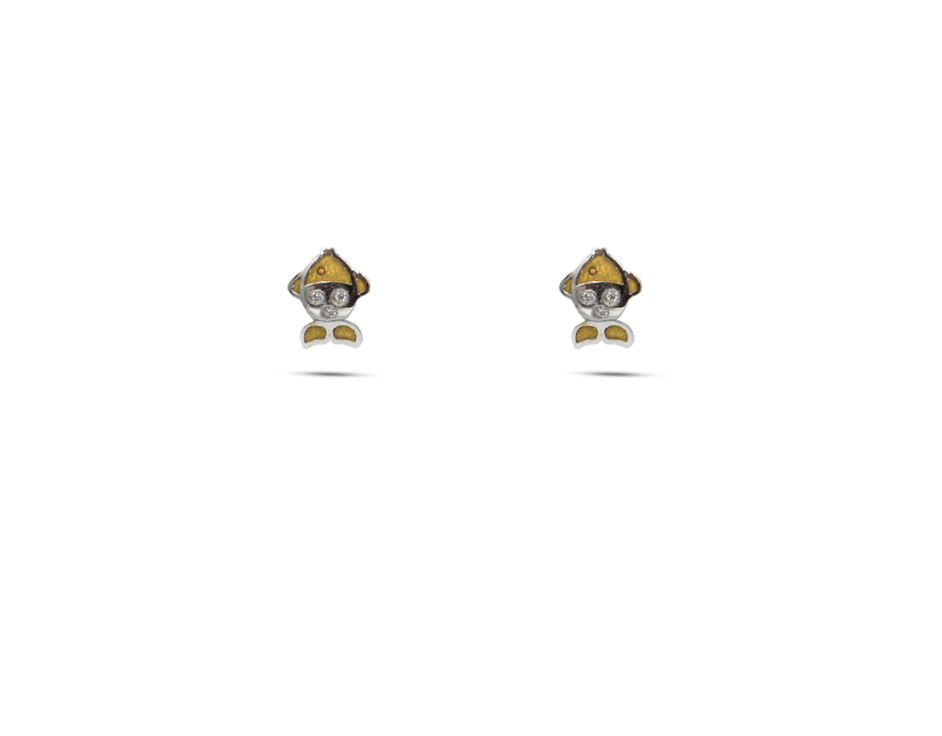 18K Gold Earring Fish Design SP 03/21