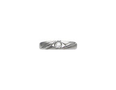 18K White Gold Ring With Diamond ST01806B